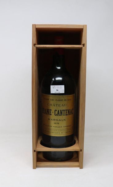 BORDEAUX Un (1) magnum - Château Brane-Cantenac, 1975, 2e GCC de Margaux (CBO; début...