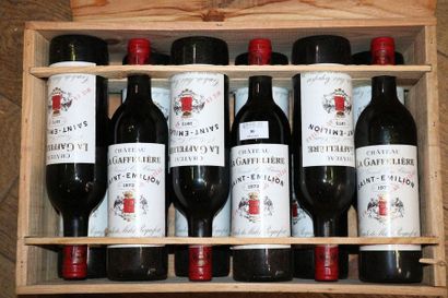 BORDEAUX One (1) case (CBO) of 12 bottles - Château la Gaffelière, 1973, 1st GCC...