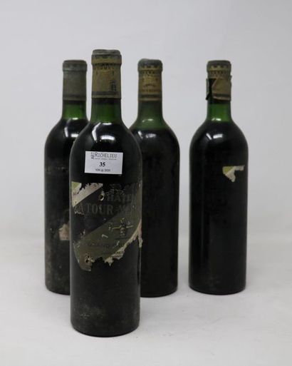 BORDEAUX Quatre (4) bouteilles - Château Latour Martillac, s.d., GCC de Pessac Leognan...