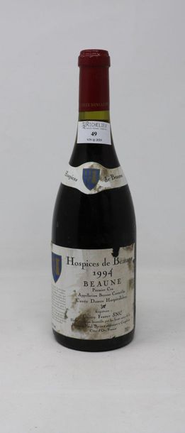 BOURGOGNE - BEAUJOLAIS Une (1) bouteille - Hospices de Beaune, 1ère cuvée dames hospitalières,...
