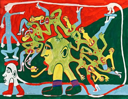 null Yvon TAILLANDIER (1926-2018)

Capitipedes and associated parturiantes 

Acrylic...