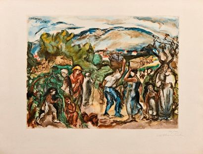 null Jacques VILLON (1875-1963)

The grape harvest - 1926, after Othon Friesz

Colour...