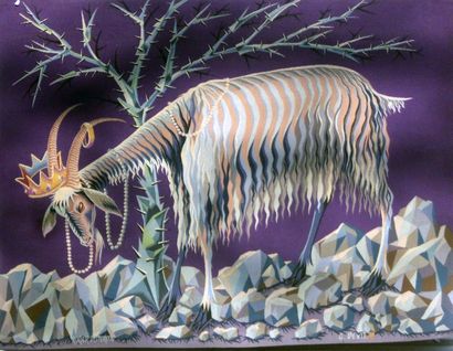 null Roger Duterme (1919 - 1997) 

The Goat

Hand-woven tapestry by the Gaspard de...