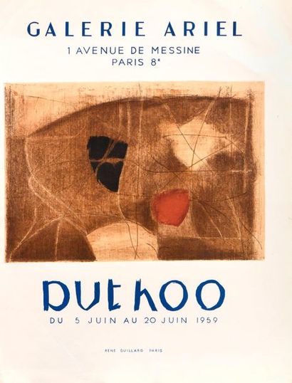 null Jacques DUTHOO (1910-1960)

Rare affiche de 1959, exposition galerie Ariel

67...