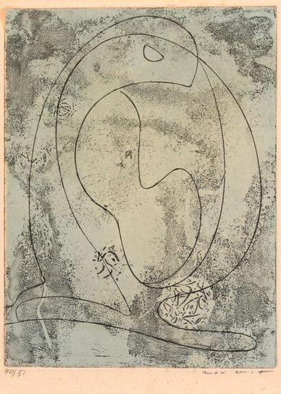 null Max ERNST (1891-1976)

"Untitled - 1963"

Etching and aquatint in colours, signed...