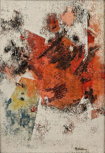 null Rene GUIFFREY (1938)

Untitled, 1965

Mixed media on canvas, signed lower right,...