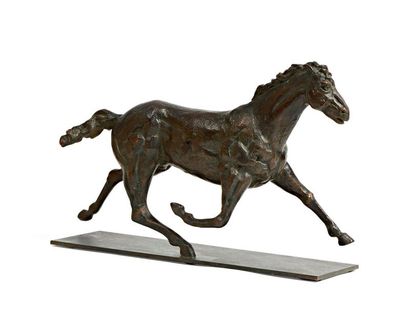 null Maurice GUILLAUME (XXe siècle)

"Cheval au trot enlevé"

Epreuve en bronze à...