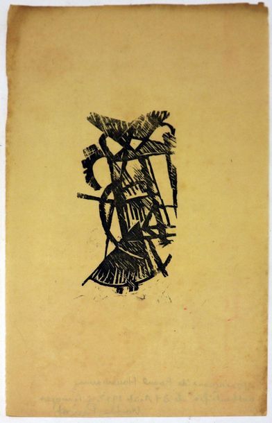 null Raoul HAUSMANN (1886-1971)

Untitled

Wood engraving on insulated peel paper...
