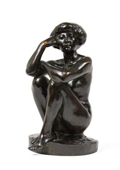 null Theodore RIVIERE (1857-1912)

"Sitting nude"

Posthumous proof in bronze with...