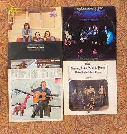 Pop 70's 5 x Lps - Crosby, Stills, Nash & Young

Original pressings (French, British,...