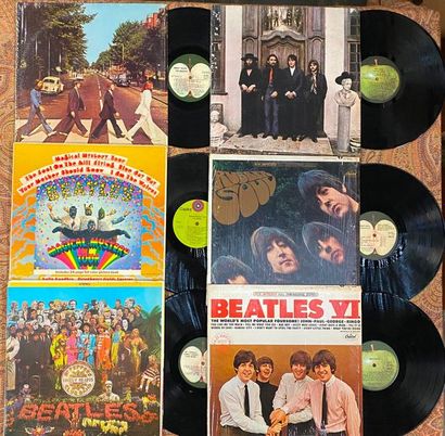 The Beatles & Co 6 disques 33 T - The Beatles

Pressages américains

VG à EX; G à...
