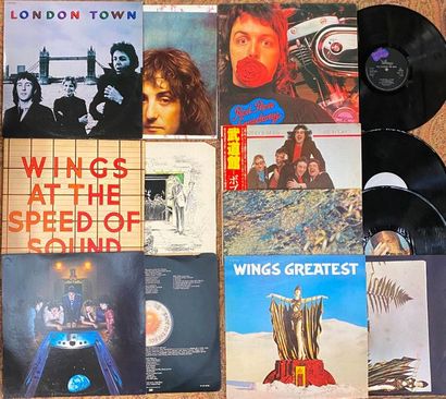 The Beatles & Co 7 disques 33 T - Wings (Paul McCartney)

+ inserts + posters

VG+...