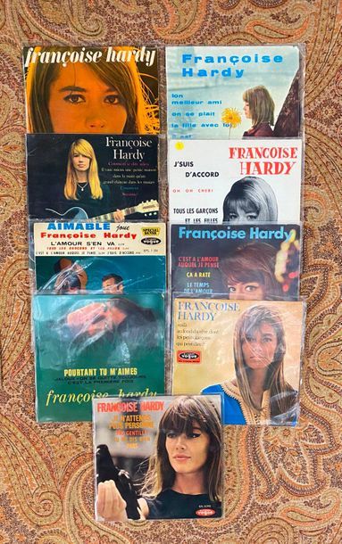 Françoise HARDY 9 discs Ep - Françoise Hardy

VG to EX; VG to EX