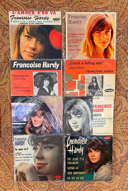 Françoise HARDY 8 disques 45 T/Ep - Françoise Hardy

Dont pressages étrangers

VG...