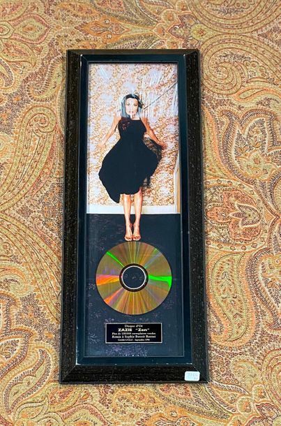 Zazie 1 gold disc (CD) - Zazie "Zen"

September 1996

For more than 100,000 ex. ...