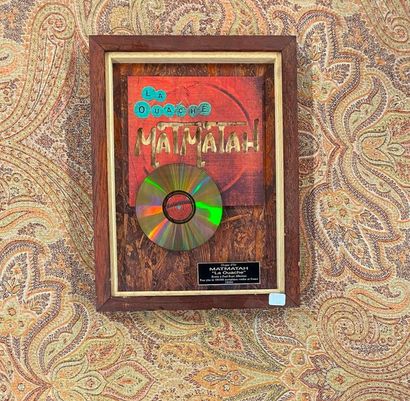 MATMATAH 1 gold disc (CD) - Matmatah "La ouache"

For more than 100,000 ex. sold