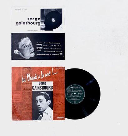 Serge GAINSBOURG 1 disque 25 cm - Serge Gainsbourg "Du chant à la une !…"

Rare encart...