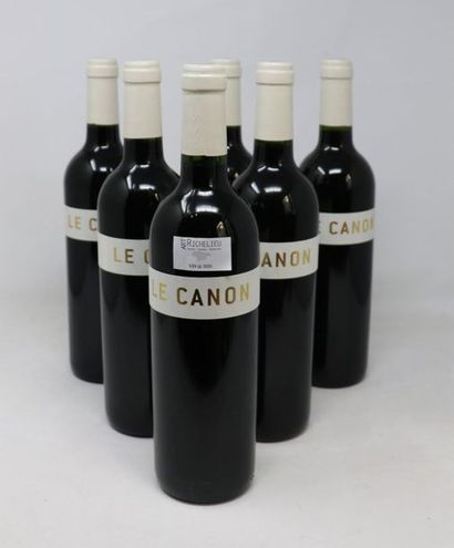 BORDEAUX Six (6) bouteilles - Le Canon de Côte Montpezat, 2014, Bordeaux rouge