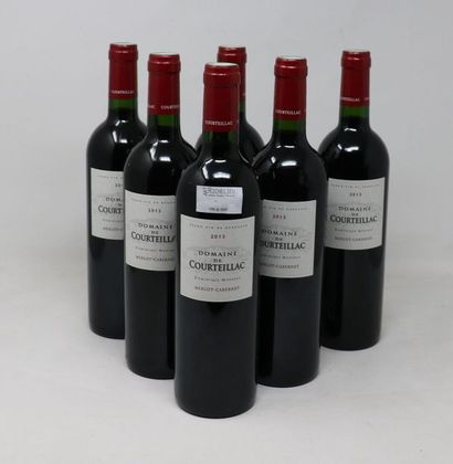 BORDEAUX Six (6) bouteilles - Domaine de Couteillac, 2013, Bordeaux supérieur