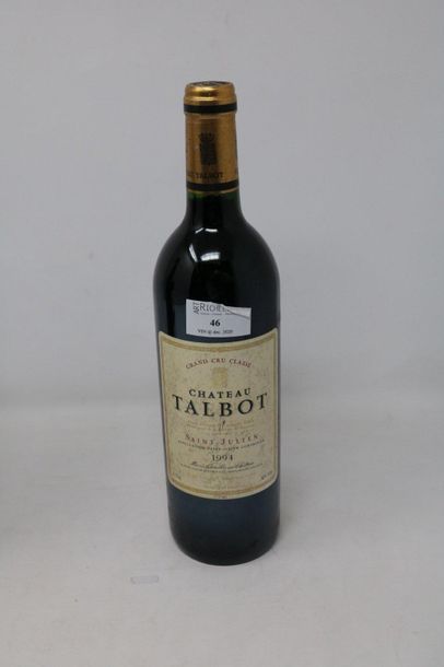 BORDEAUX Une (1) bouteille - Château Talbot, 1994, 4e GCC de Saint Julien (es)