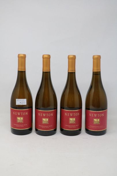 VINS ETRANGERS Lot de quatre (4) bouteilles:

- Une (1) bouteille - Chardonnay, 2014....