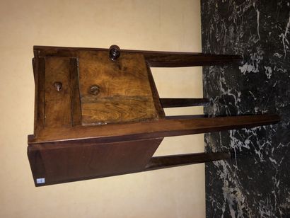 null Chevet à un tiroir et une porte en bois naturel

XIXe siècle

73 x 30,5 x 30...