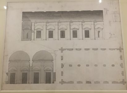 null Ecole du XXe siècle

"Etude de façade et plan d'un pavillon"

 Mine de plomb,...