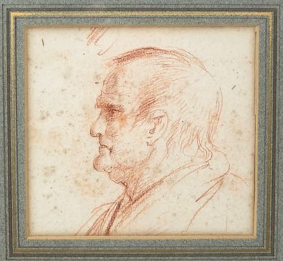 null ECOLE ITALIENNE Fin du XVIIIe siècle

Portrait d'homme de profil (étude)

Sanguine...