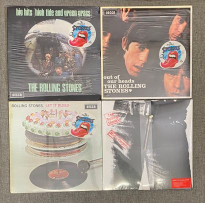 THE ROLLING STONES Quatre disques 33T - The Rolling Stones

dont "Sticky Fingers"...