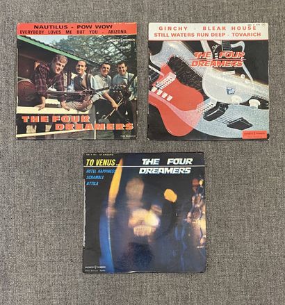 Pop Rock 60's/70's Trois disques Ep - The Four Dreamers

VG+ à EX; VG+ à EX