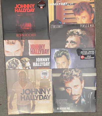 Variété française Huit disques maxi 45T/33T - Johnny Hallyday

EX à NM; EX à NM