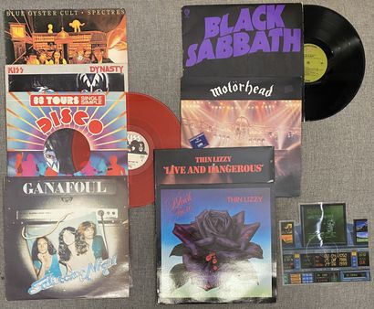ROCK Neuf disques maxi 45T/33T dont 1 x Picture disc - Hard Rock

VG+ à NM, VG+ à...