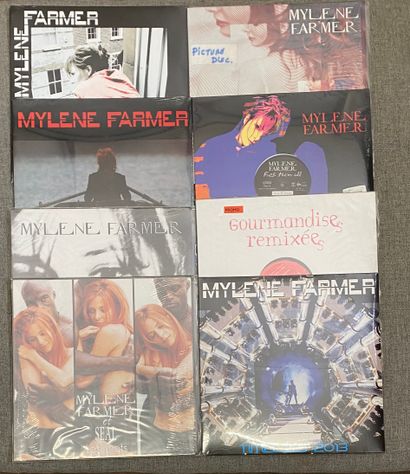 Variété française Huit disques maxi 45T/33T - Mylène Farmer/Alizée

EX à NM; EX à...