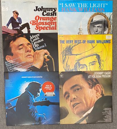 Country Six disques 33T - Johnny Cash/Hank Williams

VG+ à NM; VG+ à NM