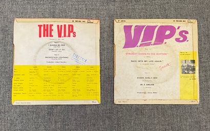 Pop Rock 60's/70's Deux disques Ep - The VIP's

VG à VG+ (écriture au dos), VG+ à...