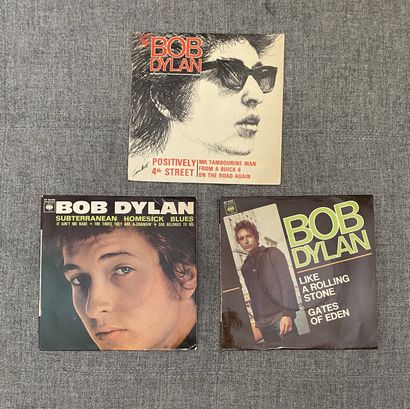 Pop Rock 60's/70's Trois disques Ep/45T - Bob Dylan

VG+ à EX; VG+ à EX