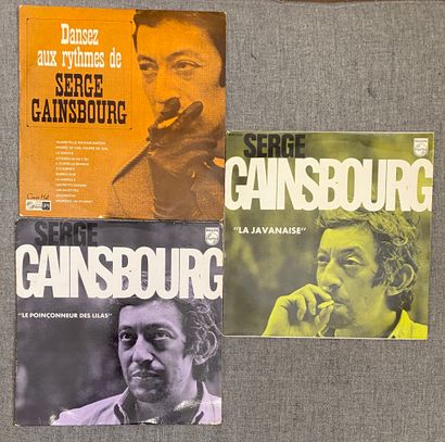 Serge GAINSBOURG Three 33T records - Serge Gainsbourg

VG to EX; VG+ to EX