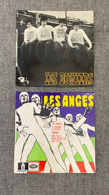 Variété française Deux disques Ep - Garage 60's

VG à VG+ (écriture au dos, manque);...