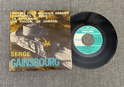 Variété française Un disque Ep - Serge Gainsbourg "Vilaine fille, mauvais garçon"

EX;...