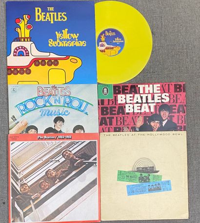 THE BEATLES Cinq disques 33T - The Beatles

dont un vinyle jaune

VG+ à NM; VG+ à...