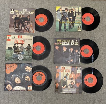 THE BEATLES Six disques Ep - The Beatles

Label Odéon MEO rouge

VG à EX; VG à E...