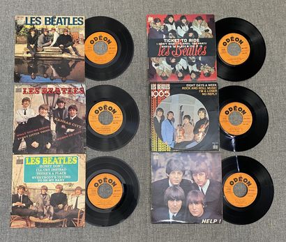 THE BEATLES Six disques Ep - The Beatles

Label Odéon SOE orange

VG à EX; VG à ...