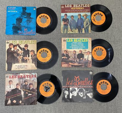 THE BEATLES Six disques Ep - The Beatles

Label Odéon SOE orange

VG à EX; VG+ à...