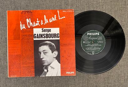 Serge GAINSBOURG A 25 cm record - Serge Gainsbourg "Le chant à la Une" (Singing in...