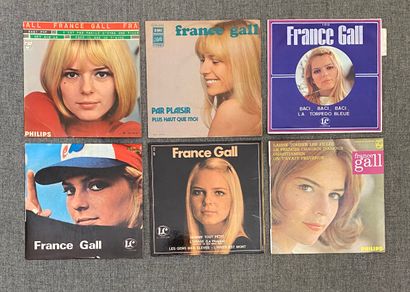 Variété française Six disques Ep/45T - France Gall

VG à NM (écriture au dos); VG+...