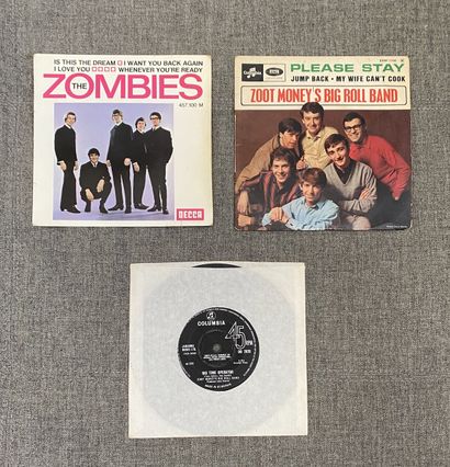 Pop Rock 60's/70's Trois disques Ep/45T - The Zombies/Zoot Money

45T: Pressage original...