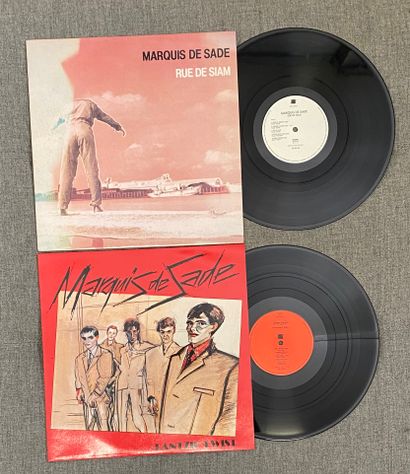 ROCK Deux disques 33T - Marquis de Sade 

EX à NM; EX à NM