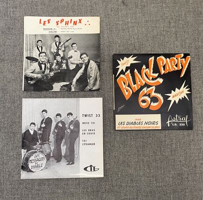Rock 60's Trois disques Ep autoproduits - Twist/Yéyé

VG+ à NM; VG+ à NM