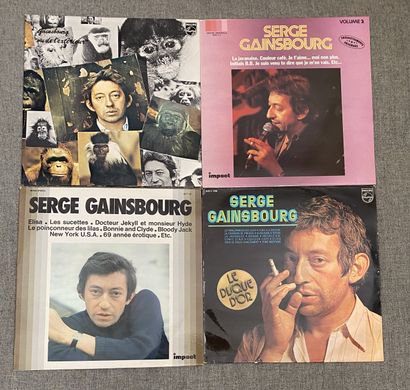 Serge GAINSBOURG Four 33T records - Serge Gainsbourg

VG+ to EX; VG+ to EX