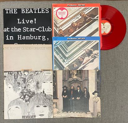 THE BEATLES Six disques 33T - The Beatles

dont un vinyle rouge et un pressage japonais

VG+...